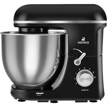 Karaca Maestrochef Essential Xl Siyah Stand Mikser 1400W 5,7 Fiyatı
