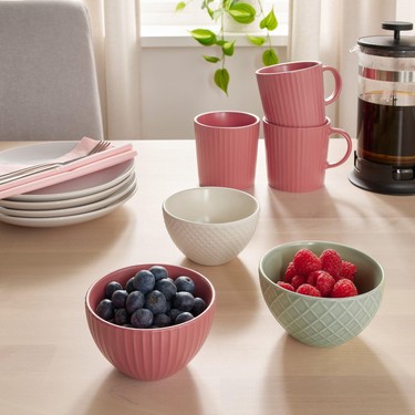 アイケア RK IKEA 3 Parça Kase Seti, Meridyendukkan Çok Renkli, 10 cm 3 Fiyatı