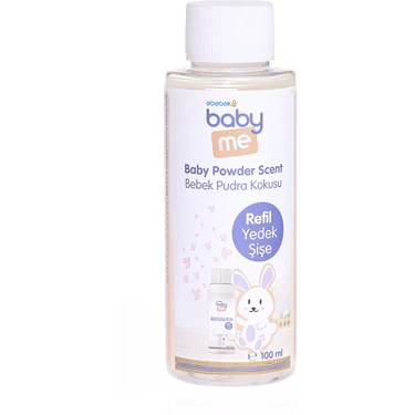 Baby Me Bebek Oda Kokusu Yedek Şişe Pudra Kokusu 100 ml Sızıntı Önleyici