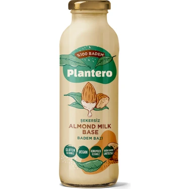 Plantero Badem Sütü Bazı Konsantre (250Gr, %100 Badem,