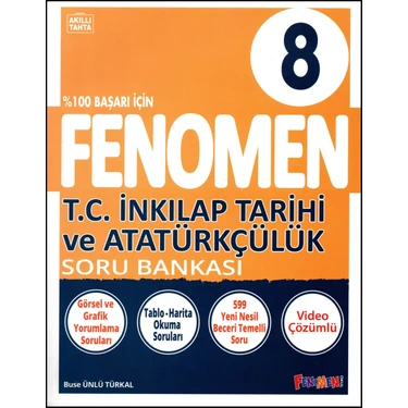 Fenomen Yayıncılık Fenomen 8. Sınıf Lgs Inkılap Tarihi ve Atatürkçülük Soru