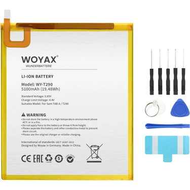 Woyax by Deji Samsung Galaxy Tab A Tablet Uyumlu Mucize Batarya / A 8.0 /