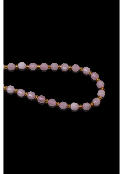 6x5 mm Pembe Kuvars Taşı Dizi fiyatları