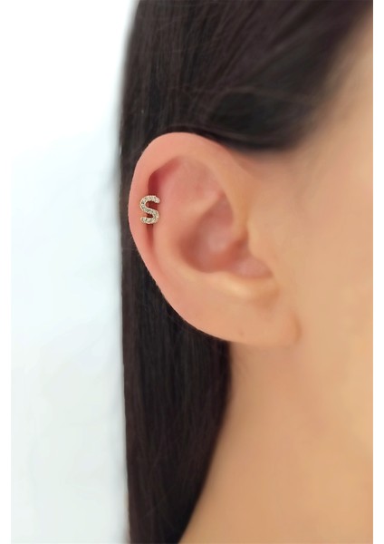 Gold Harf Piercing - S Harfpiercing