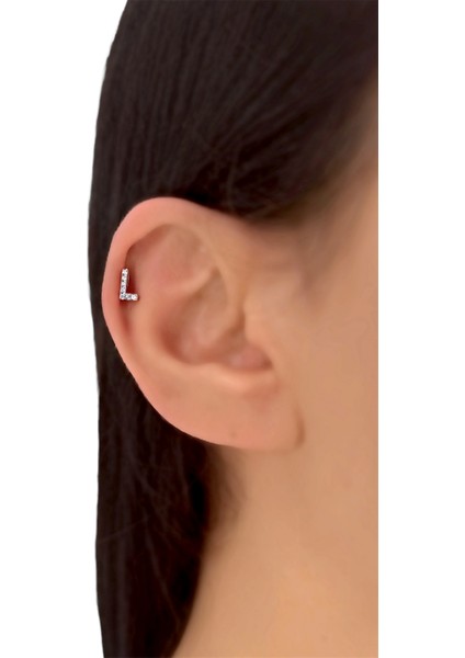Gümüş Renk Harf Piercing - L Harfpiercing fiyatları