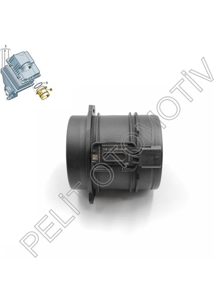 Pelit Otomotiv Tiguan Hava Akıs Metre 03N906461 (2016-2024) Orijinal