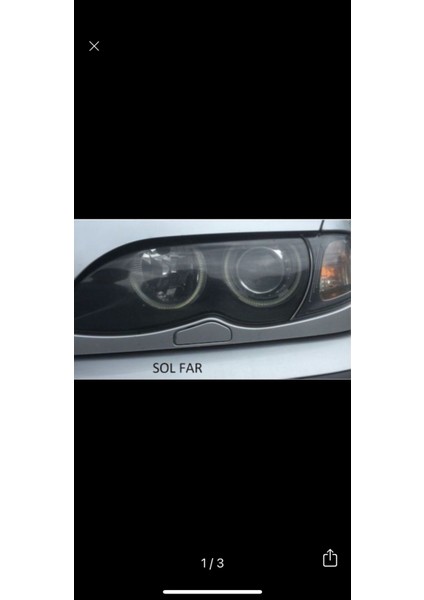 Bmw E46 Far Yıkama Kapağı 02-06 (Sol Sürücü)