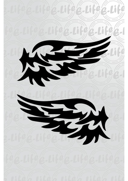 Kanat Stıcker 20 cm x 20 cm