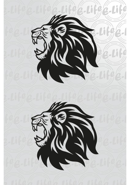 Aslan Lıon Stıcker Yapıstırma 50 cm