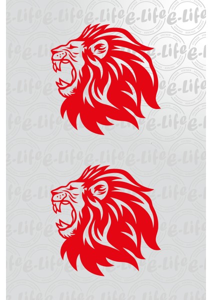 Aslan Lıon Stıcker Yapıstırma 50 cm modelleri