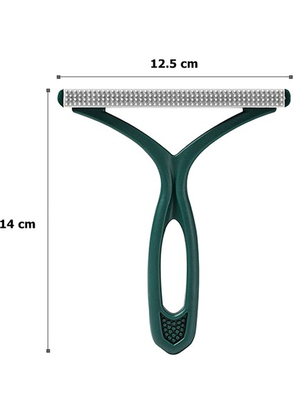 Silikon Çift Taraflı Tiftik ve Tüy Toplayıcı 12.5 Cm*14 cm Yeşil