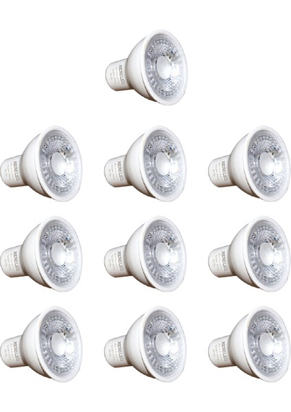 10'lu 6 Watt GU10 LED Ampül