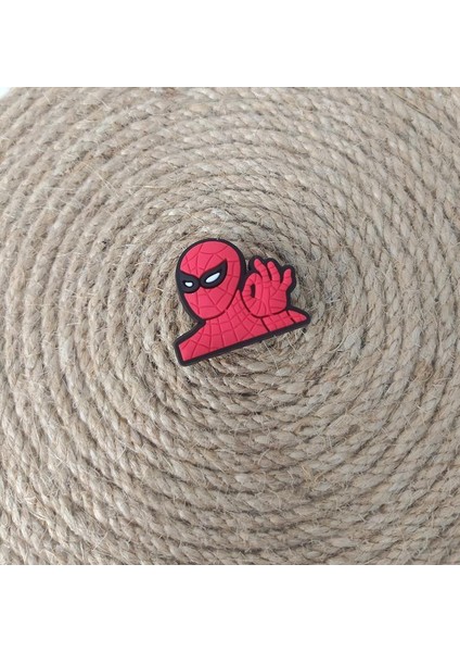 Terlik Süsü Silikon Terlik Sandalet Tokası Örümcek Adam Süsü Aksesuar