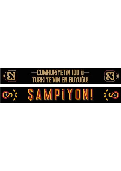 Lisanslı 23. Şampiyonluk Şal Atkı
