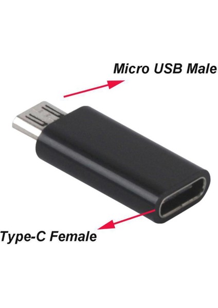 Type-C Micro USB Çevirici Typec Micro USB Dönüştürücü Typec Dişi Micro USB Erkek Çevirici