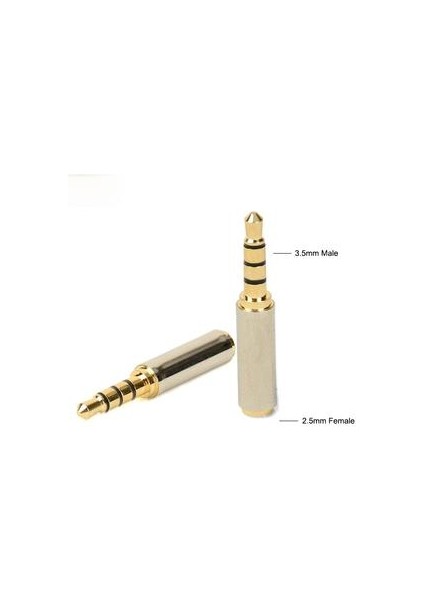 2.5 mm Dişi 3.5 mm Erkek Çevirci 3.5 mm Erkek 2.5 mm Kulaklık Mikrofon Çevirici 3 Çizgi 4 Boğum 2.5 mm 3.5 mm Çevirici fiyatları