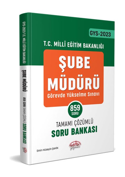 2023 GYS MEB Şube Müdürü Çözümlü Soru Bankası