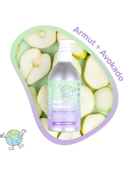 Mini Humans Baby Shampoo & Wash - Bebek Saç & Vücut Şampuanı - 300 ml indirimleri