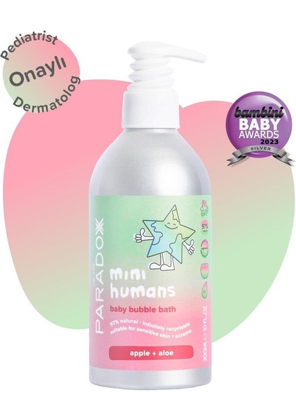 Mini Humans Baby Bubble Bath - Bebek & Çocuk Banyo Köpüğü - 300 ml