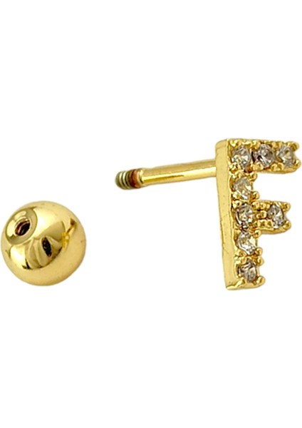 Gold Harf Piercing - F Harfpiercing