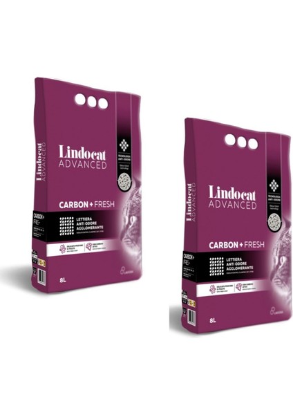 Tozsuz Aktif Karbon Kedi Kumu 8 Lt x 2 Adet