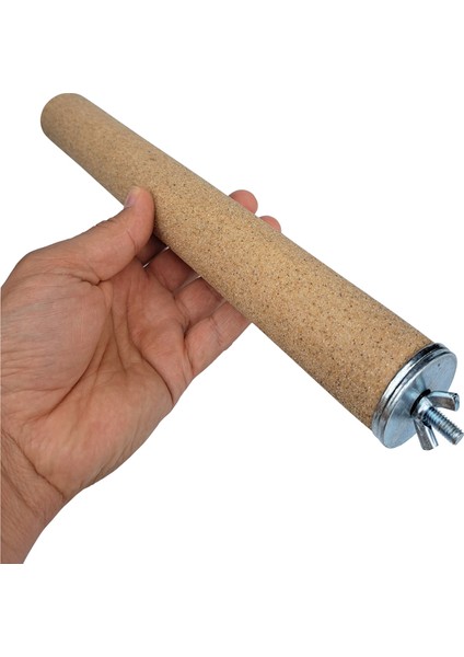 Venty 30 cm 36 mm Pedikür Papağan Tüneği - Kumlu Tünek | Macaw | Kakadu | Jako | Amazon | İskender (Alex) | Eklektus | fiyatları