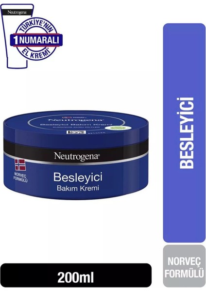 Norveç Formülü Besleyici Bakım Kremi 200 ml 3 Adet