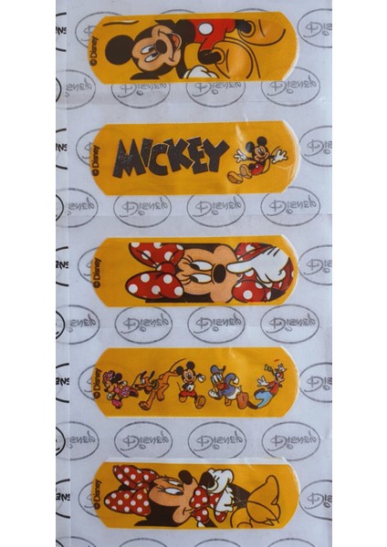 Mickey Mouse Desenli Çocuk Yara Bandı 30 Adet
