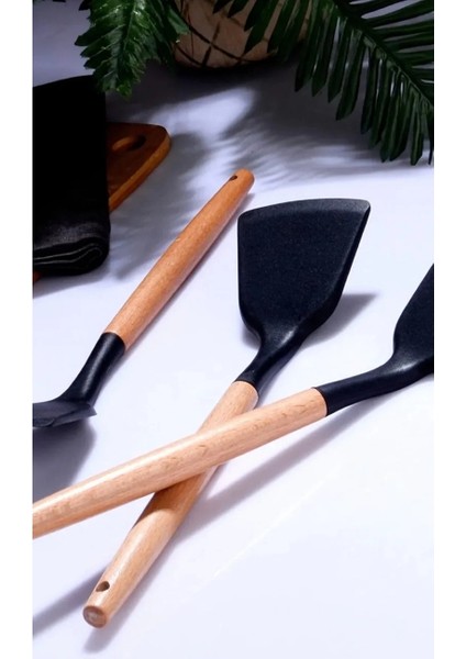 Cep Home Bambu Saplı Siyah Spatula