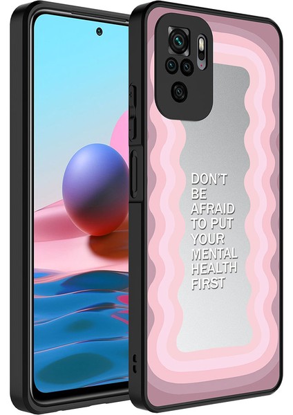 Xiaomi Redmi Note 10 Kılıf Aynalı Desen Serisi