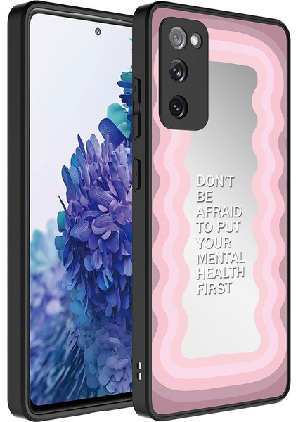 Samsung Galaxy S20 Fe Kılıf Aynalı Desen Serisi