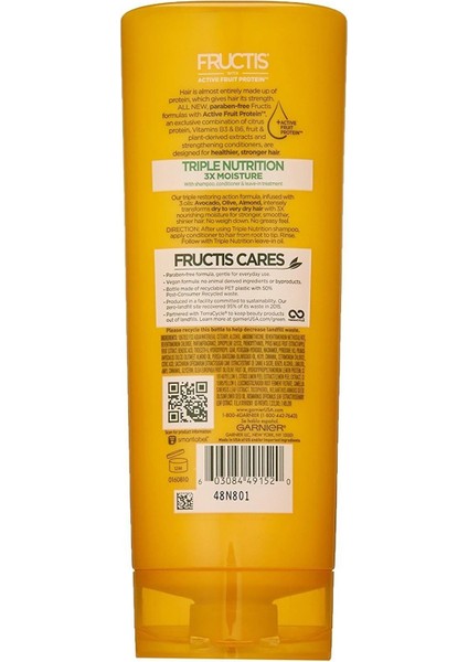 Fructis Triple Nutrition Besleyici Saç Kremi 354ML