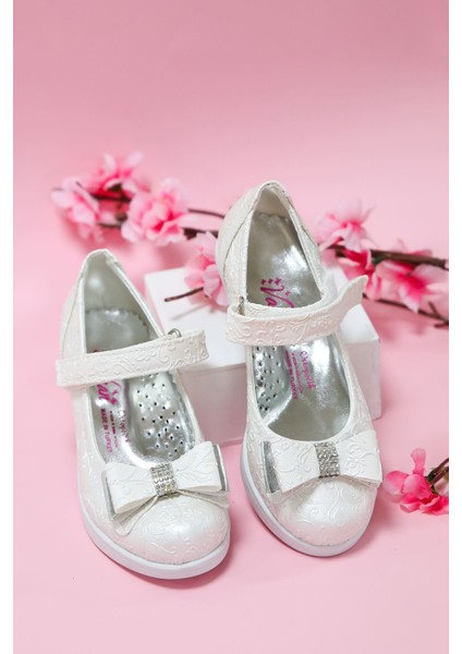 Topuklu Sedef Sarmaşık Kız Çocuk Ayakkabı indirimleri