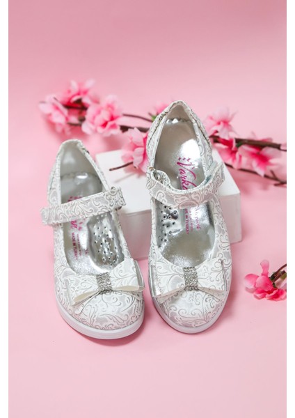 Topuklu Gri Sarmaşık Kız Çocuk Ayakkabı indirimleri