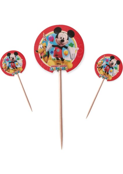 Mickey Mouse Pasta Kürdanı 20 Adet