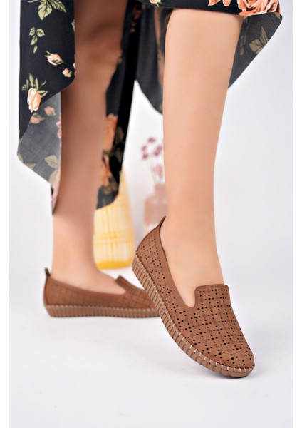 Ortopedik Ped Lazerli Taba Kadın Ayakkabı fiyatları