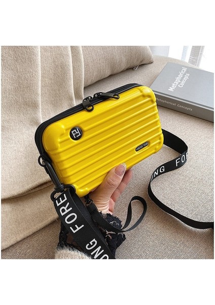 Sert Kabuk 7 Inç Taşınabilir Mini Yıkama Kozmetik Çantası (Yurt Dışından)