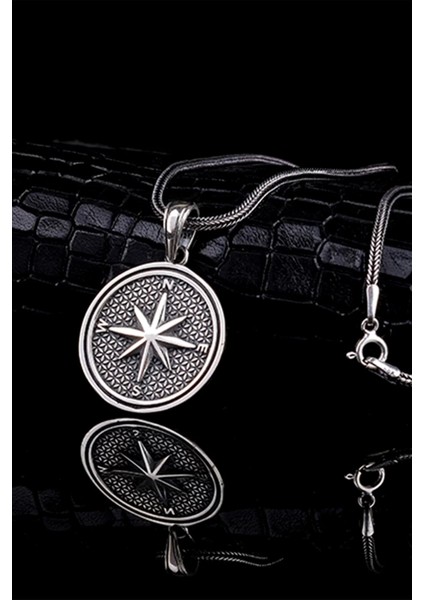 Pusula Model 925 Ayar Gümüş Kolye - Silver fiyatları
