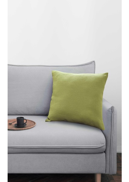 Keten Kırlent Açık Yeşil 50 x 50 cm