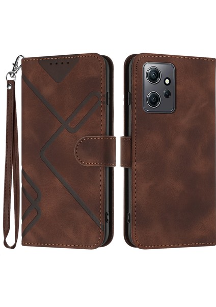 Xiaomi Redmi Note 12 4g Deri Kılıf Cep Telefonu Stand Cüzdan Kapağı (Yurt Dışından)