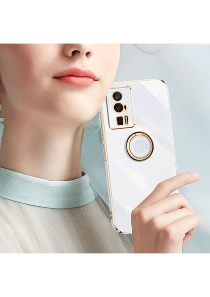 Xiaomi Redmi K60 5g / K60 Pro 5g Kickstand Telefon Kılıfı, Düşme Koruması Elektrokaplatma Tpu Arka Kapak (Yurt Dışından) fırsatları