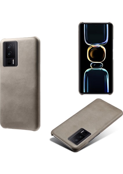 Xiaomi Redmi K60 5g / K60 Pro 5g Pu Deri Kaplamalı Pc Telefon Kılıf Buzağı Dokusu Şok Geçirmez Kapak (Yurt Dışından)