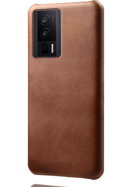 Xiaomi Redmi K60 5g / K60 Pro 5g Pu Deri Kaplamalı Pc Telefon Kılıf Buzağı Dokusu Şok Geçirmez Kapak (Yurt Dışından)