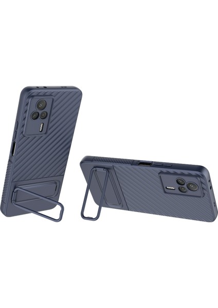 Xiaomi Redmi K60E 5g Telefon Kickstand Case Kamera Lens Koruyucu ile Sağlam Tpu Kapağı (Yurt Dışından)