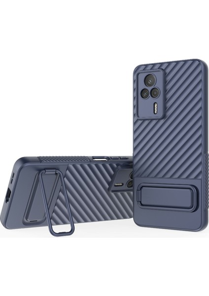 Xiaomi Redmi K60E 5g Telefon Kickstand Case Kamera Lens Koruyucu ile Sağlam Tpu Kapağı (Yurt Dışından)