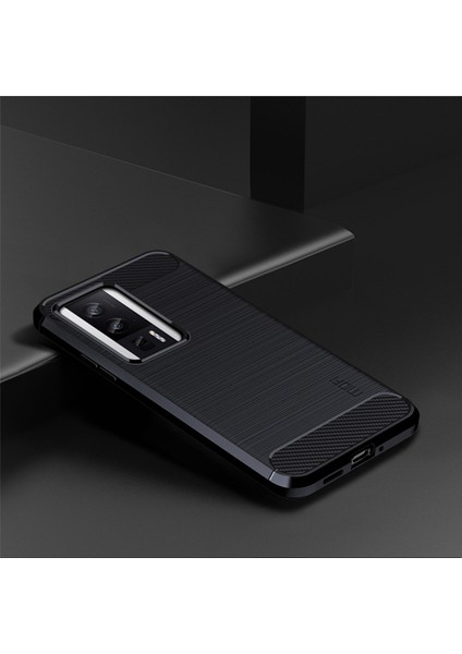 Xiaomi Redmi K60 5g / K60 Pro 5g Karbon Fiber Telefon Kılıfı Çizelge Anti-Çizeltilmiş Fırçalı Tpu Arka Kapak (Yurt Dışından) indirimleri