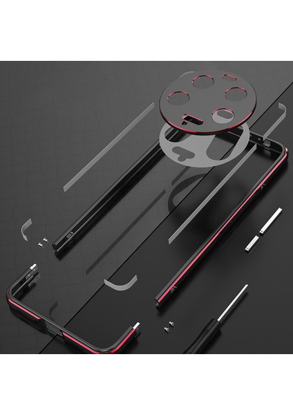 Xiaomi 13 Ultra Anti-Çizelge Anti Tele Kılıfı Pu Deri+Metal Çerçeve Kamera Lens Kapağı ile Ince Kabuk (Yurt Dışından) fiyatları