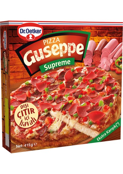 Dr.oetker Guseppe Supreme Extra Karışk Pizza 415 G