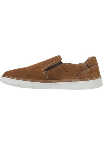 Bueno Shoes Taba Dante Baskılı Deri Erkek Loafer 07M1738E197