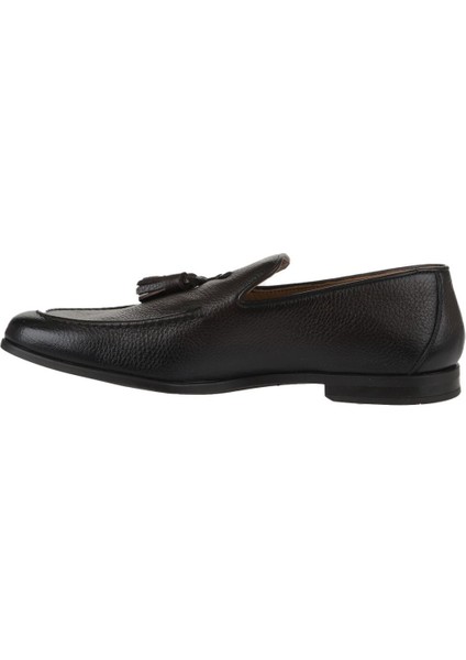 Bueno Shoes Kahverengi Flotter Deri Erkek Loafer 09MA001